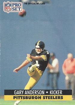 Gary Anderson Pittsburgh Steelers 1991 Pro set NFL #271